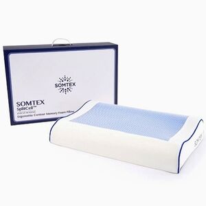 SOMTEX  Neck Pillow Orthopedic Pain Relief Cervical Luxury Memory Foam Pillows